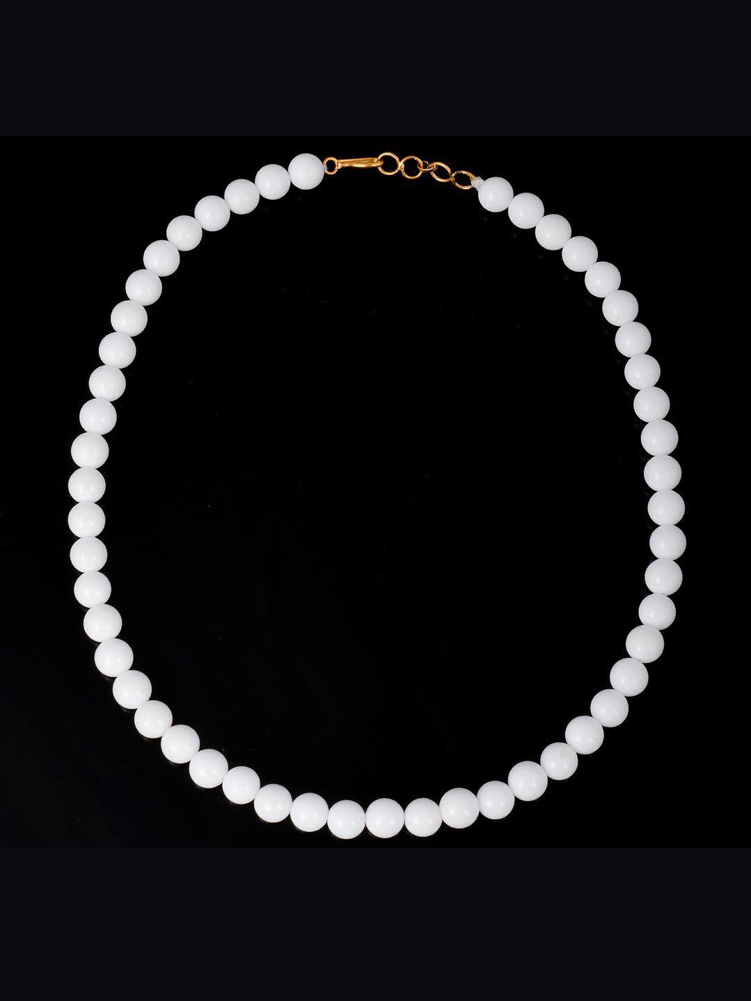 tistabene white gold-plated necklace