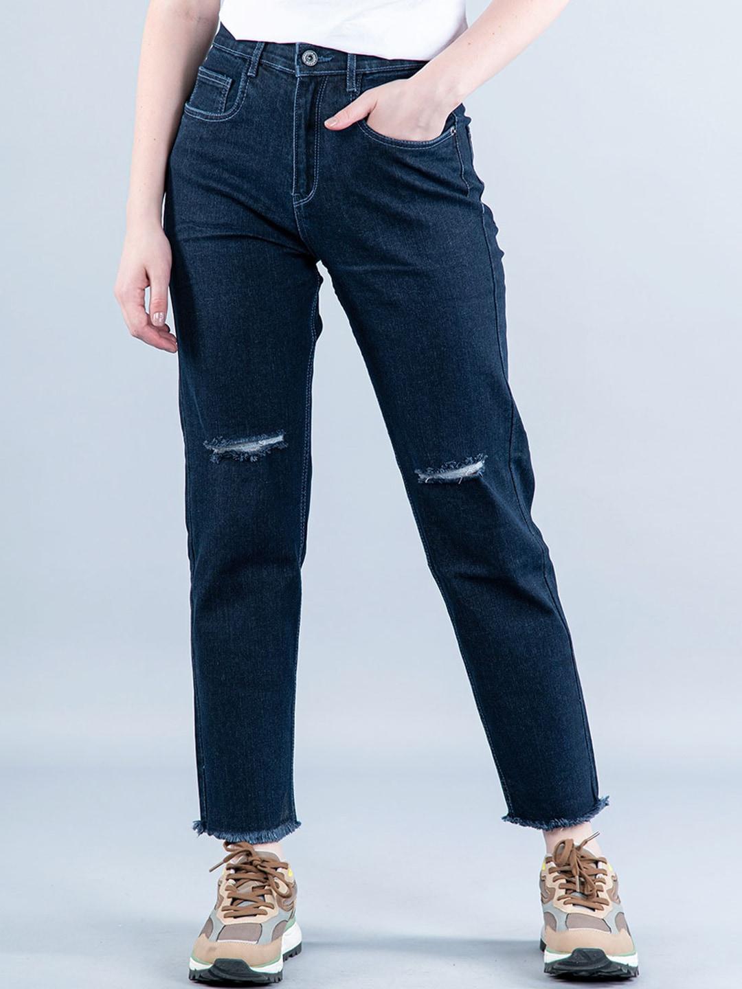 tistabene women comfort slash knee stretchable jeans