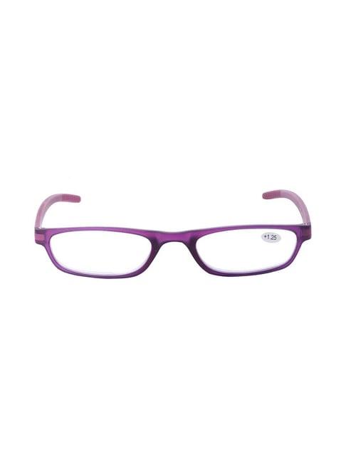 titan rr17wfpa2 purple full rim rectangular reading glasses (+1.25)