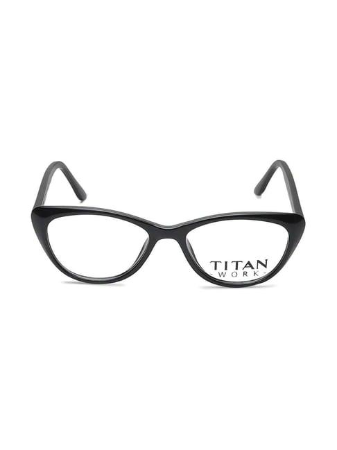 titan tw1083wfp1 black full frame cat eye frame