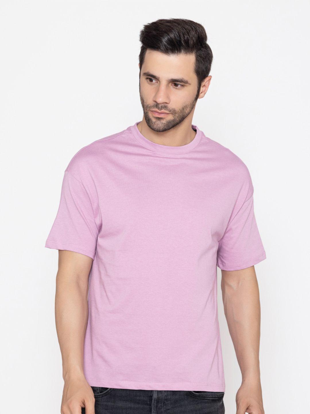 tittli men rose drop-shoulder sleeves pure cotton boxy t-shirt