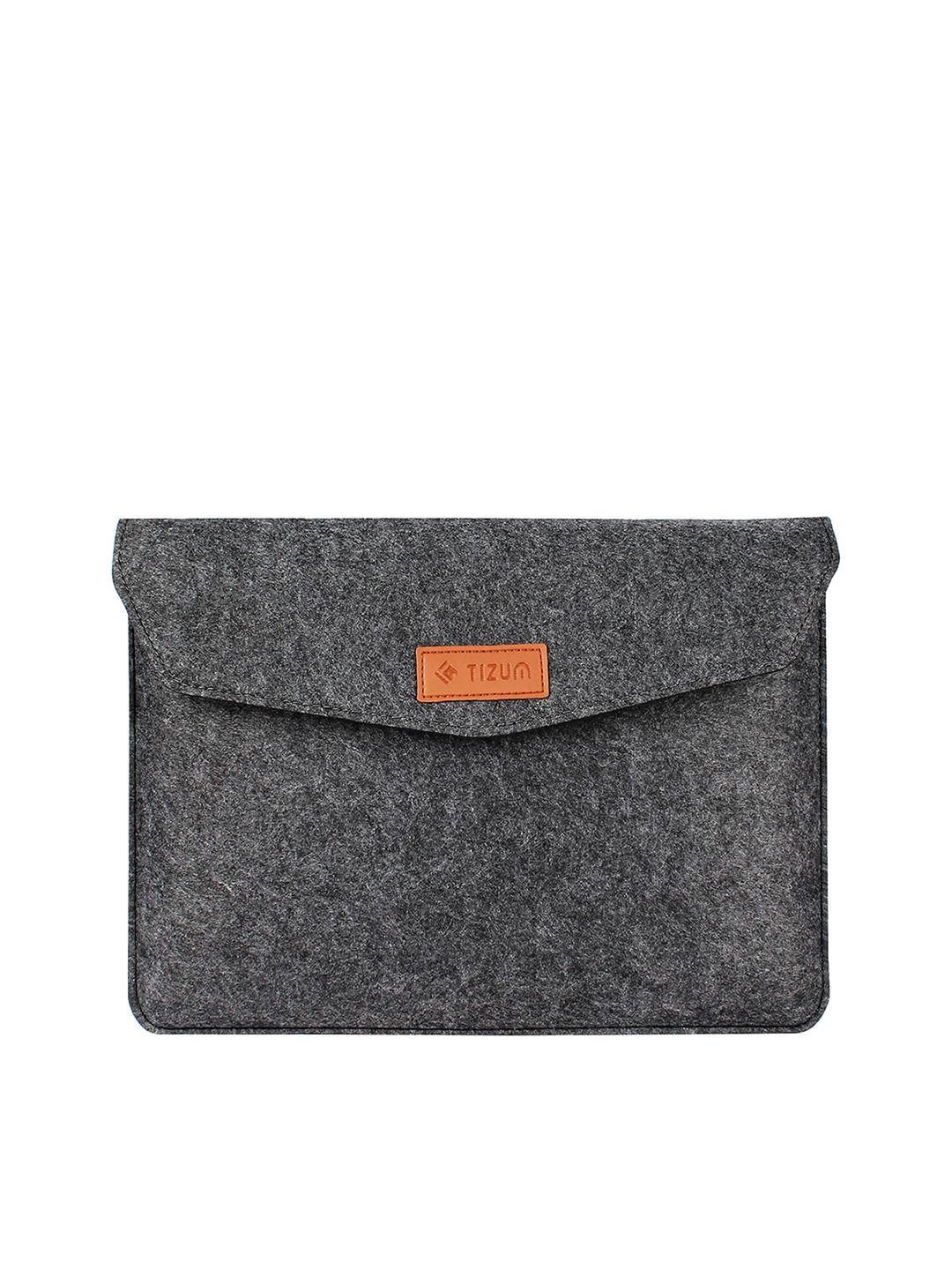 tizum unisex grey 15.6 inch laptop sleeve