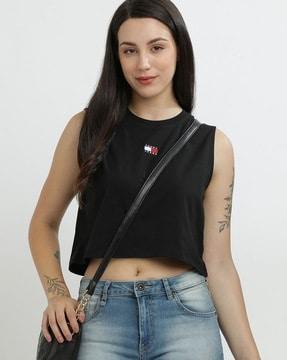 tjw badge tank top