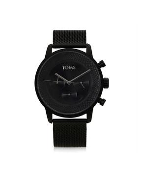 tm11054c-g men analogue wrist watch with mesh strap