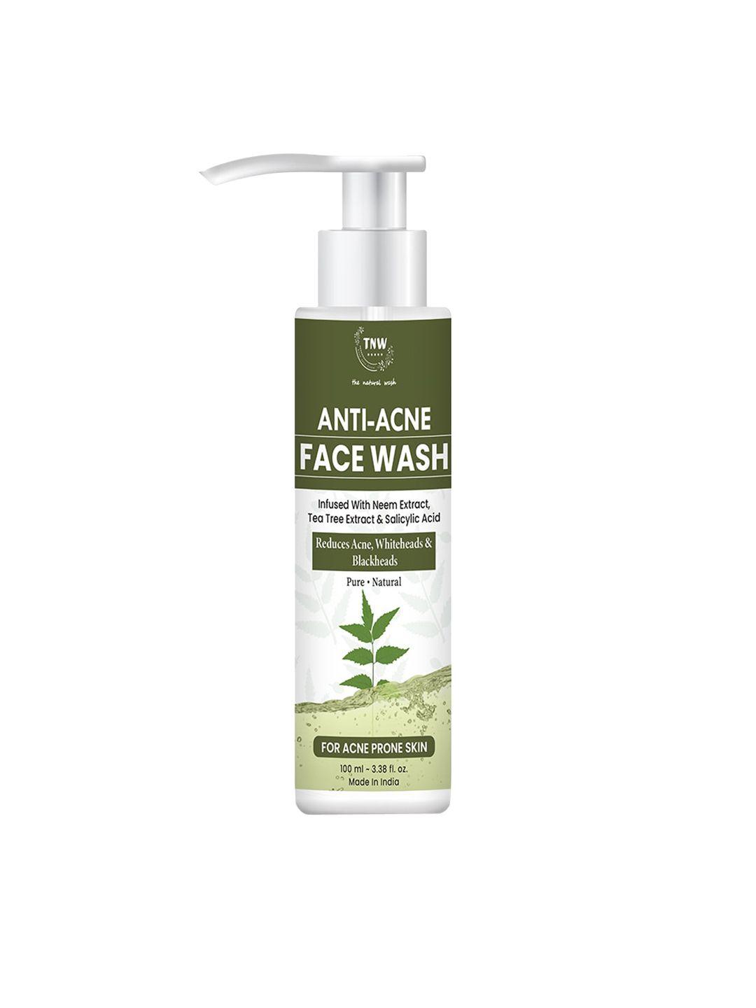 tnw the natural wash anti acne face wash - 100 ml