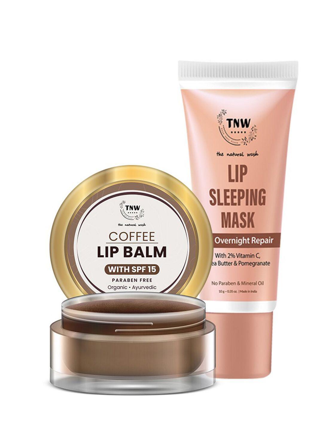 tnw the natural wash coffee lip balm & lip sleeping mask