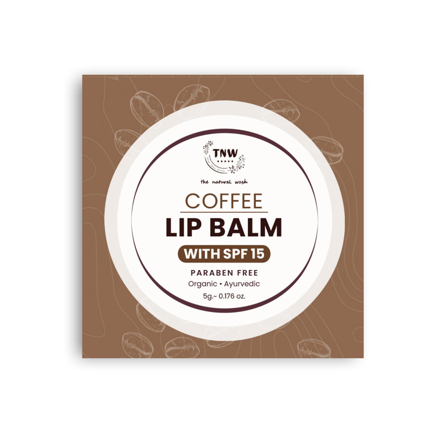 tnw the natural wash coffee lip balm with spf15 (5 g)