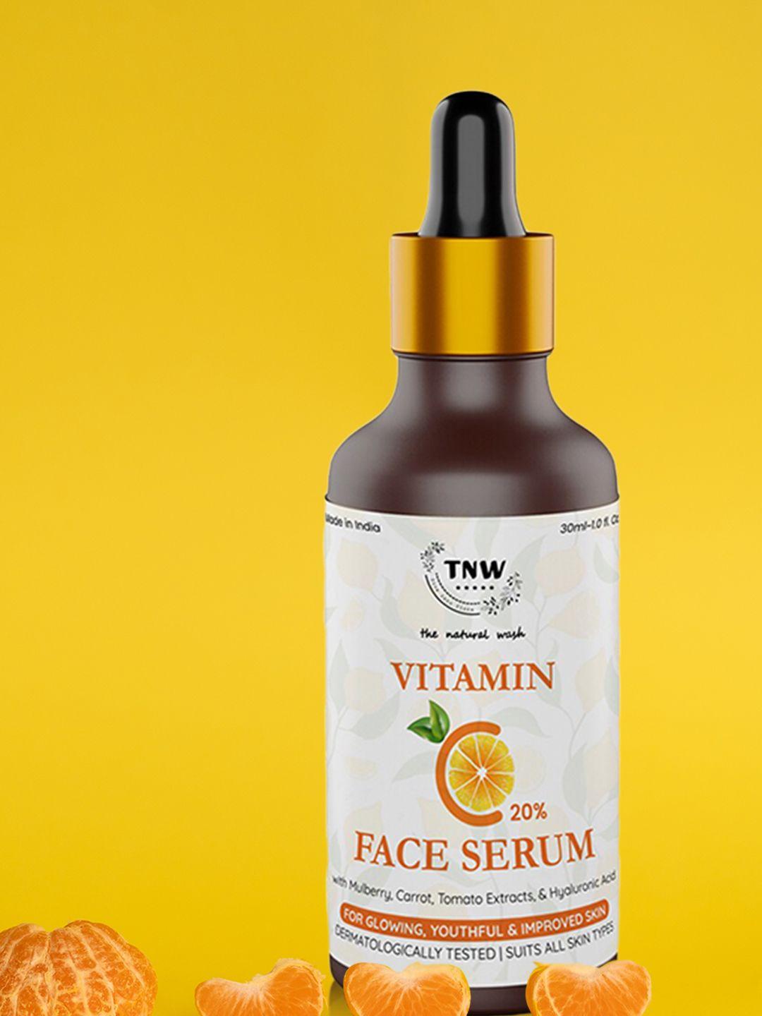 tnw the natural wash combo of 2 lip scrub 25 gm & vitamin c face serum 30 ml