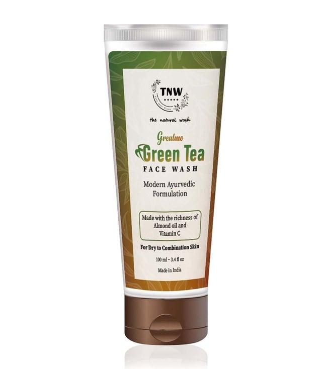 tnw-the natural wash grealmo green tea face wash - 100 ml