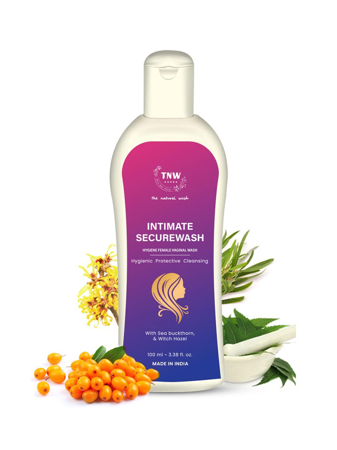 tnw the natural wash intimate secure wash with tea tree and sea buckthorn oil(100ml)