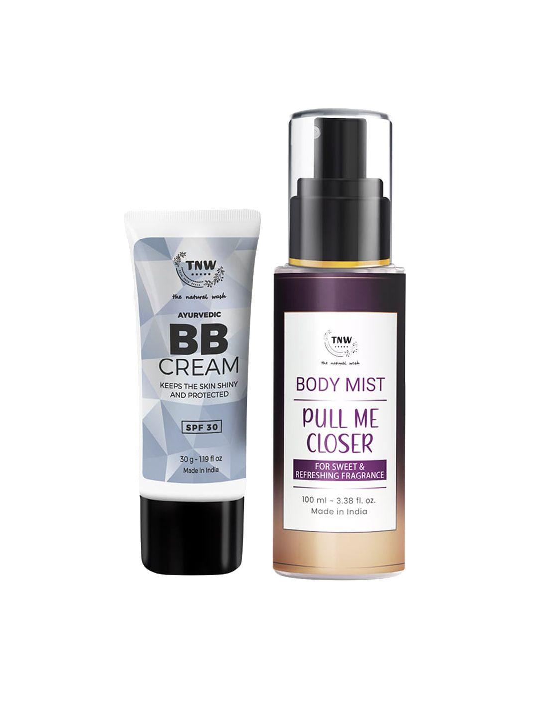 tnw the natural wash pull me closer body mist - bb cream with spf 30