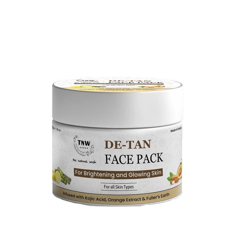 tnw the natural wash tan removal d-tan face pack for glowing skin with orange extract