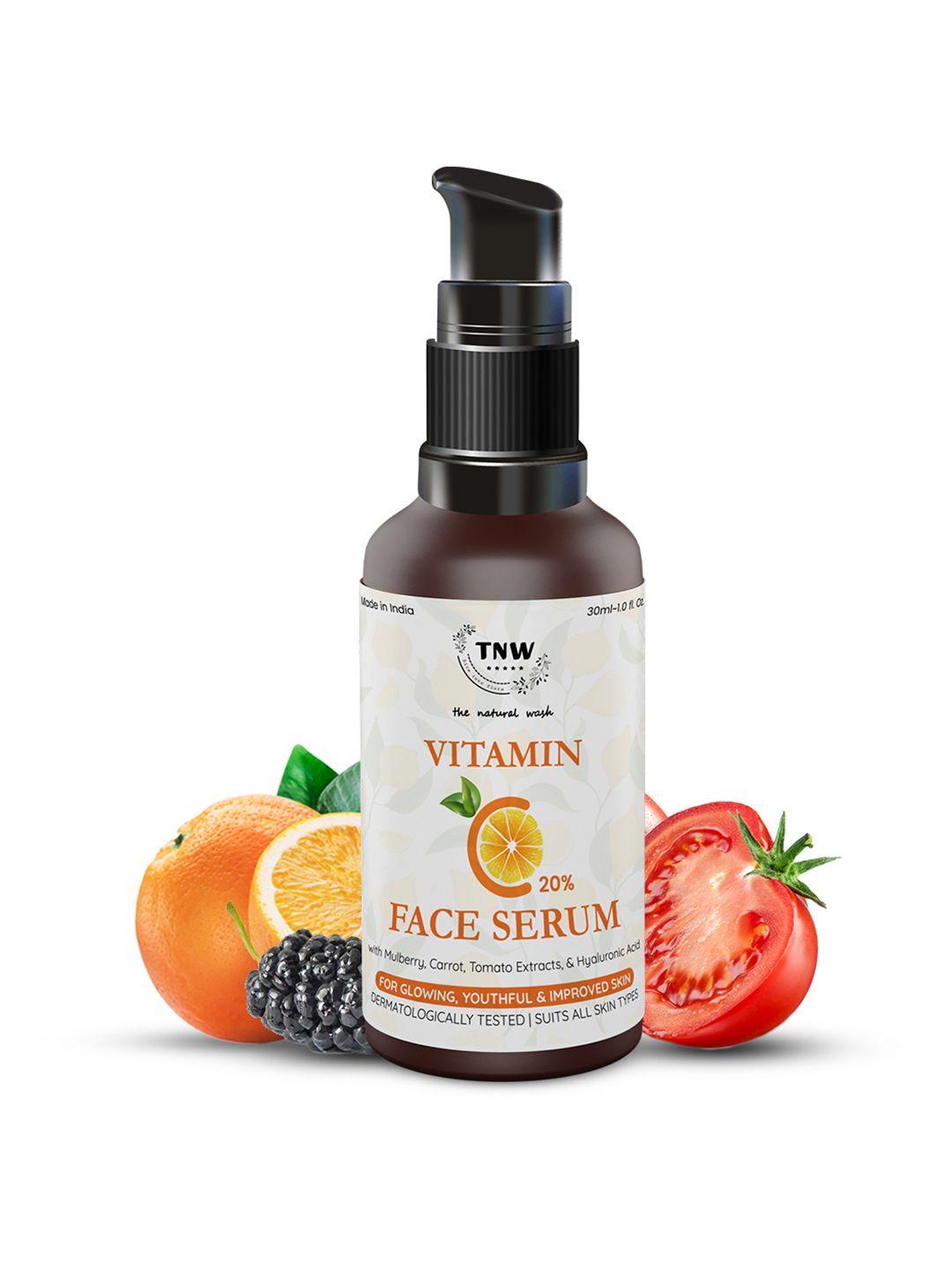 tnw the natural wash vitamin c face serum for glowing youthful & improved skin - 30ml