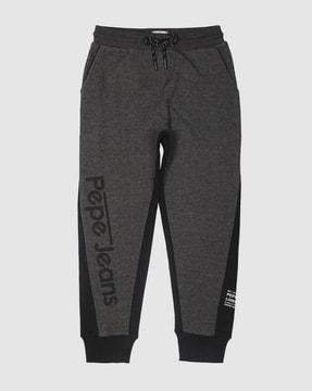 toby joggers with brand print