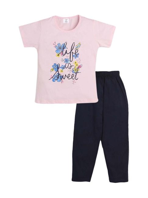 todd-n-teen-kids-pink-cotton-printed-t-shirt-&-pyjamas
