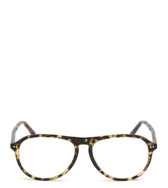 tods to521957055 brown aviator eyewear frames for men