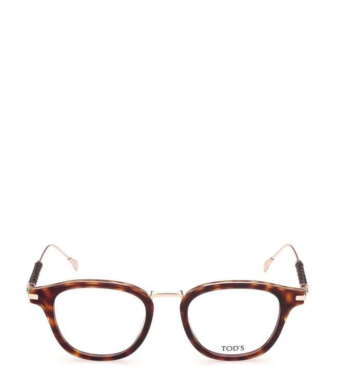 tods to524048054 red square eyewear frames for men