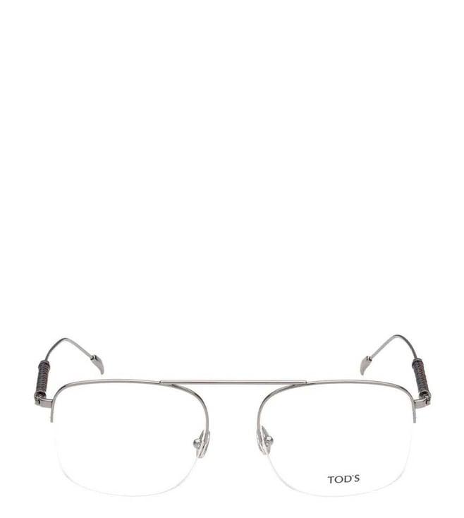 tods to525555008 grey square eyewear frames for men