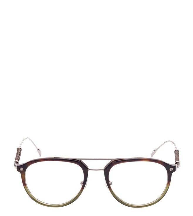 tods to526753055 brown oval eyewear frames for men