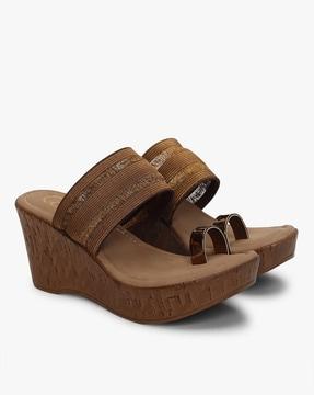 toe-ring platform sandals
