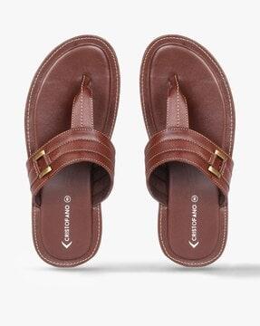 toe-ring slip-on sandals