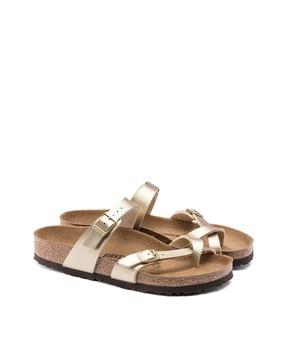 toe-ring double strap sandals