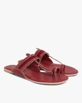 toe-ring flat sandals