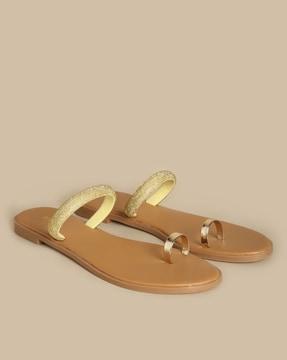 toe-ring flat sandals