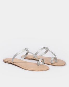 toe-ring flat sandals