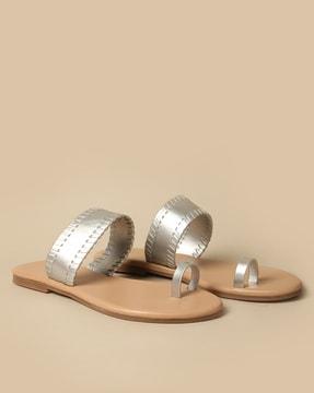 toe-ring flat sandals