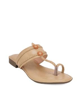 toe-ring flat sandals