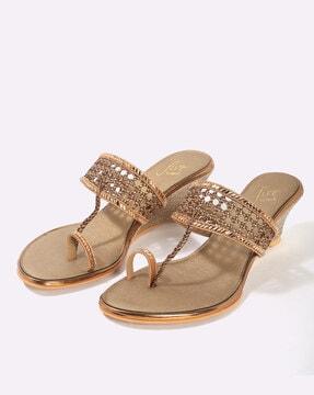 toe-ring knitted wedges