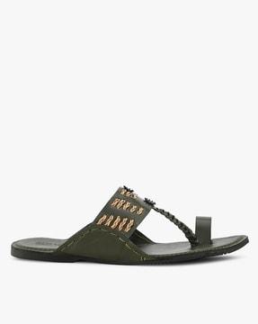 toe-ring kolhapuri sandals