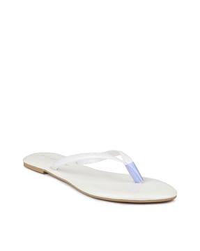 toe-ring slip-on flat sandals