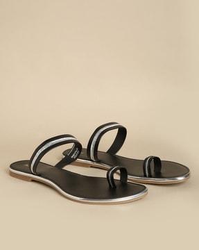 toe-ring slip-on flat sandals