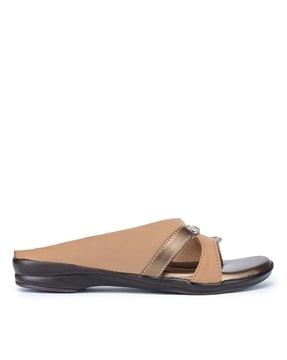 toe-ring slip-on flat sandals