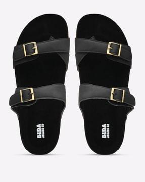 toe-ring slip-on sandals