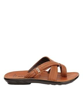 toe-ring slip-on sandals