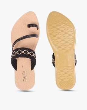 toe-ring slip-on sandals