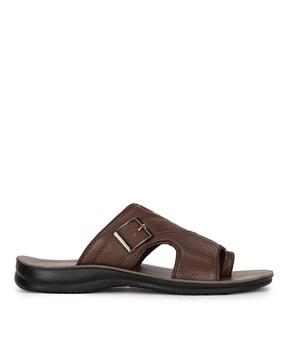 toe-ring slip-on sandals