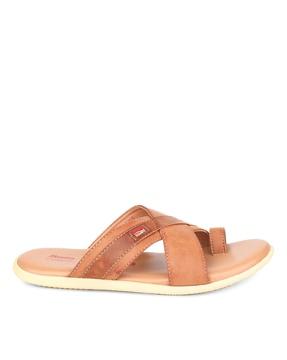 toe-ring slip-on sandals