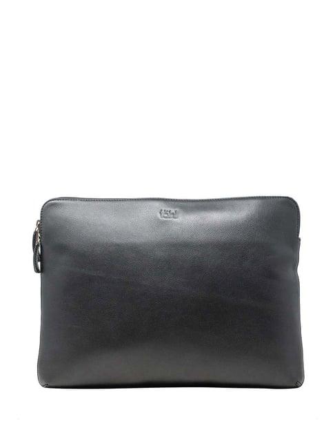 tohl black solid laptop sleeve