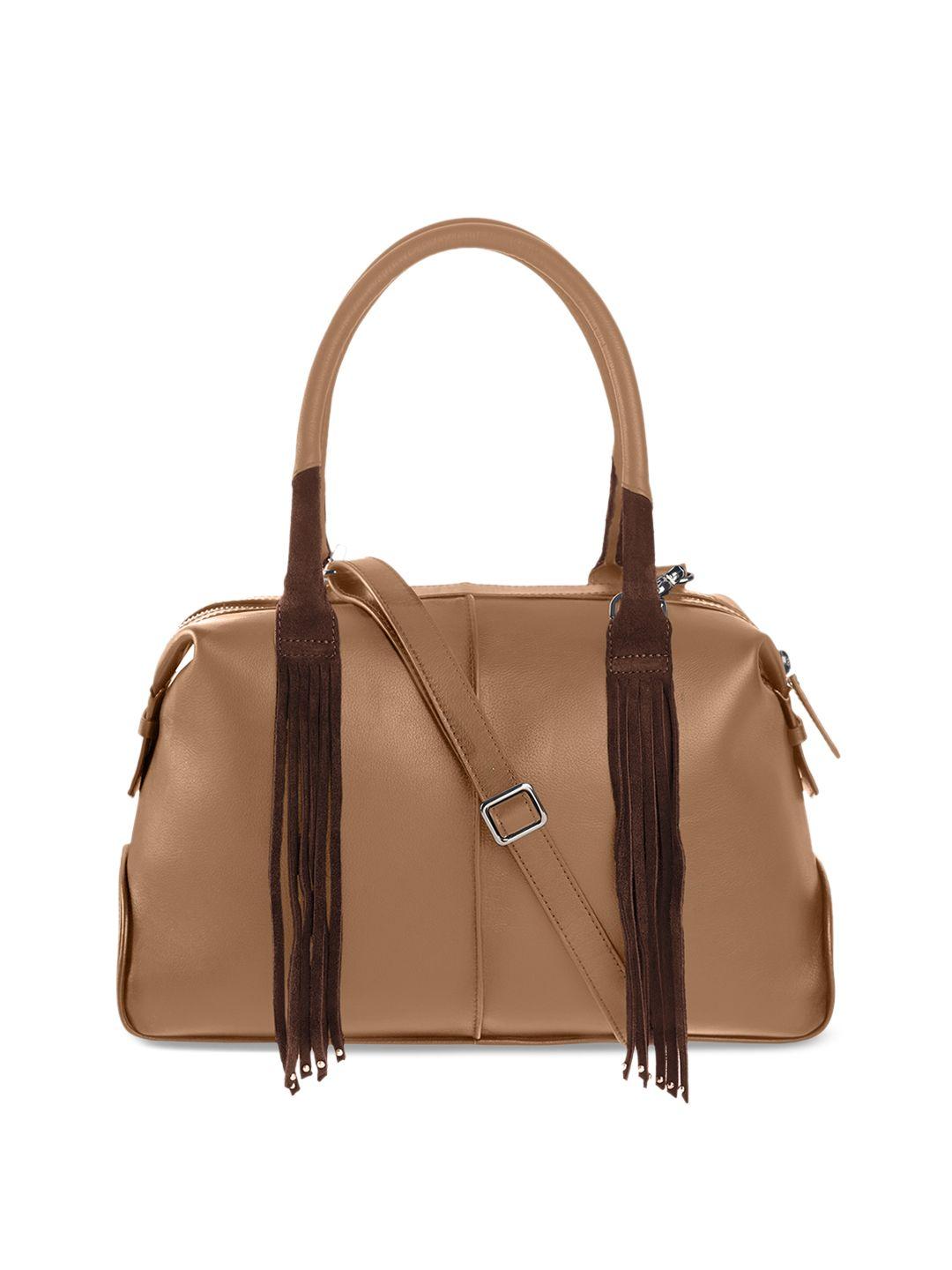 tohl nude-coloured solid handheld bag