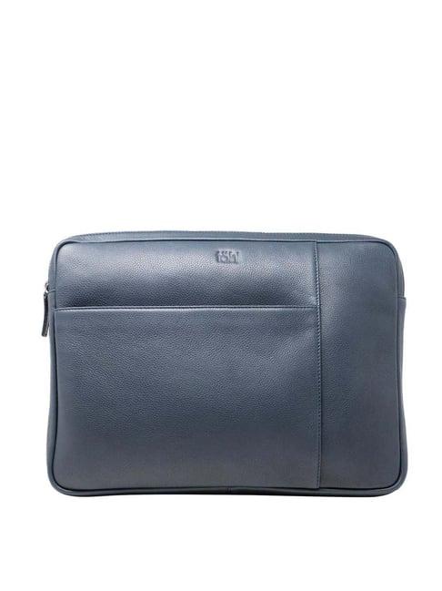 tohl navy solid laptop sleeve