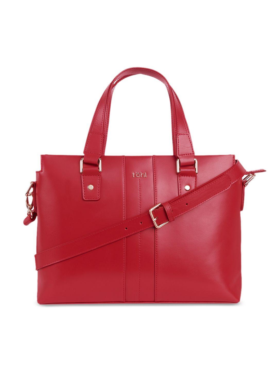 tohl red solid handheld bag