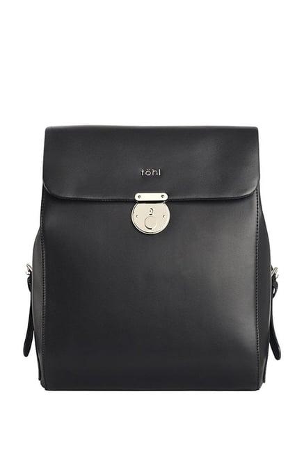 tohl rp 1 mott black solid leather backpack