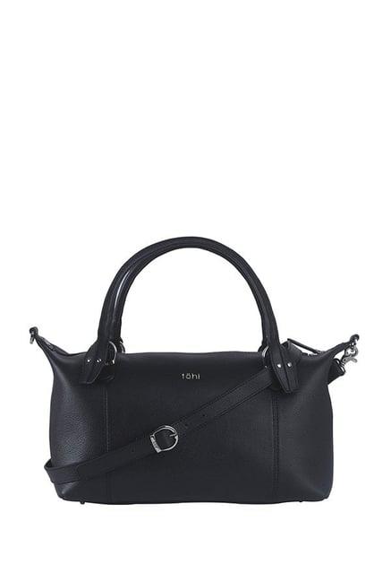 tohl rp1 morris black panelled leather handbag