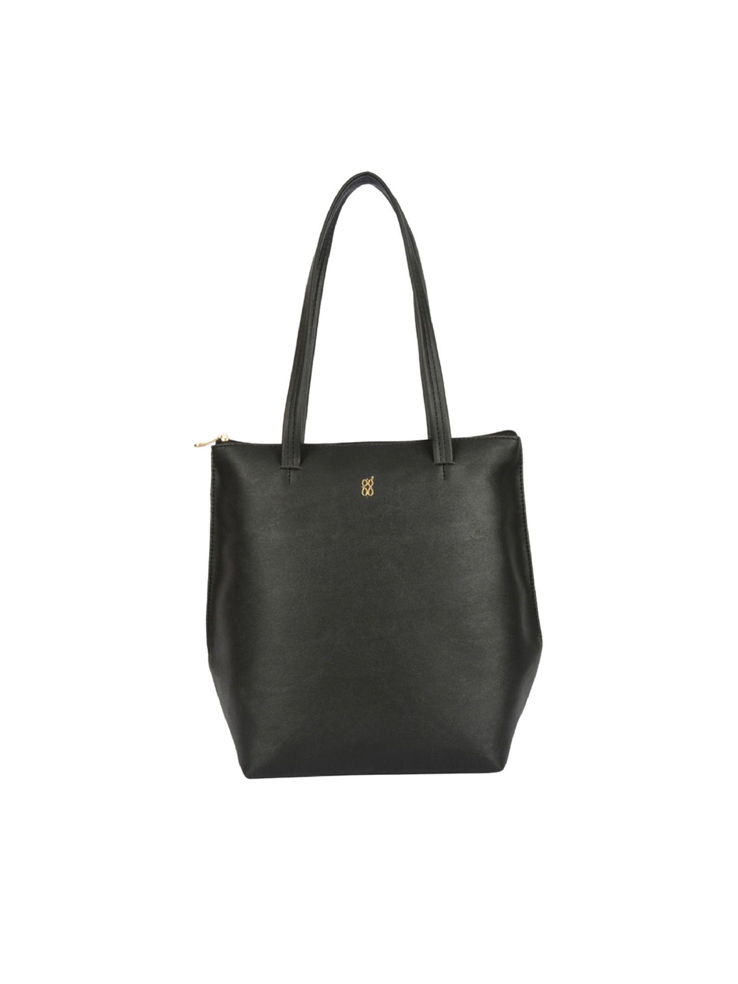 toii large black tote handbag