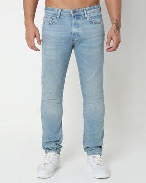 toki pocket solid denim