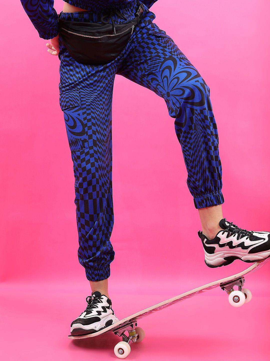 tokyo talkies women printed joggers trousers